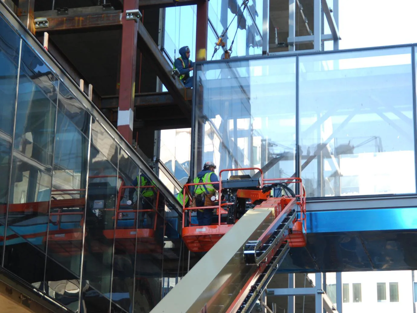 City Center Bridge installation