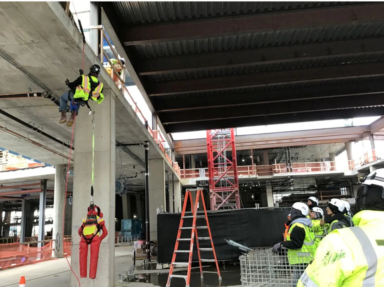 Safety training session